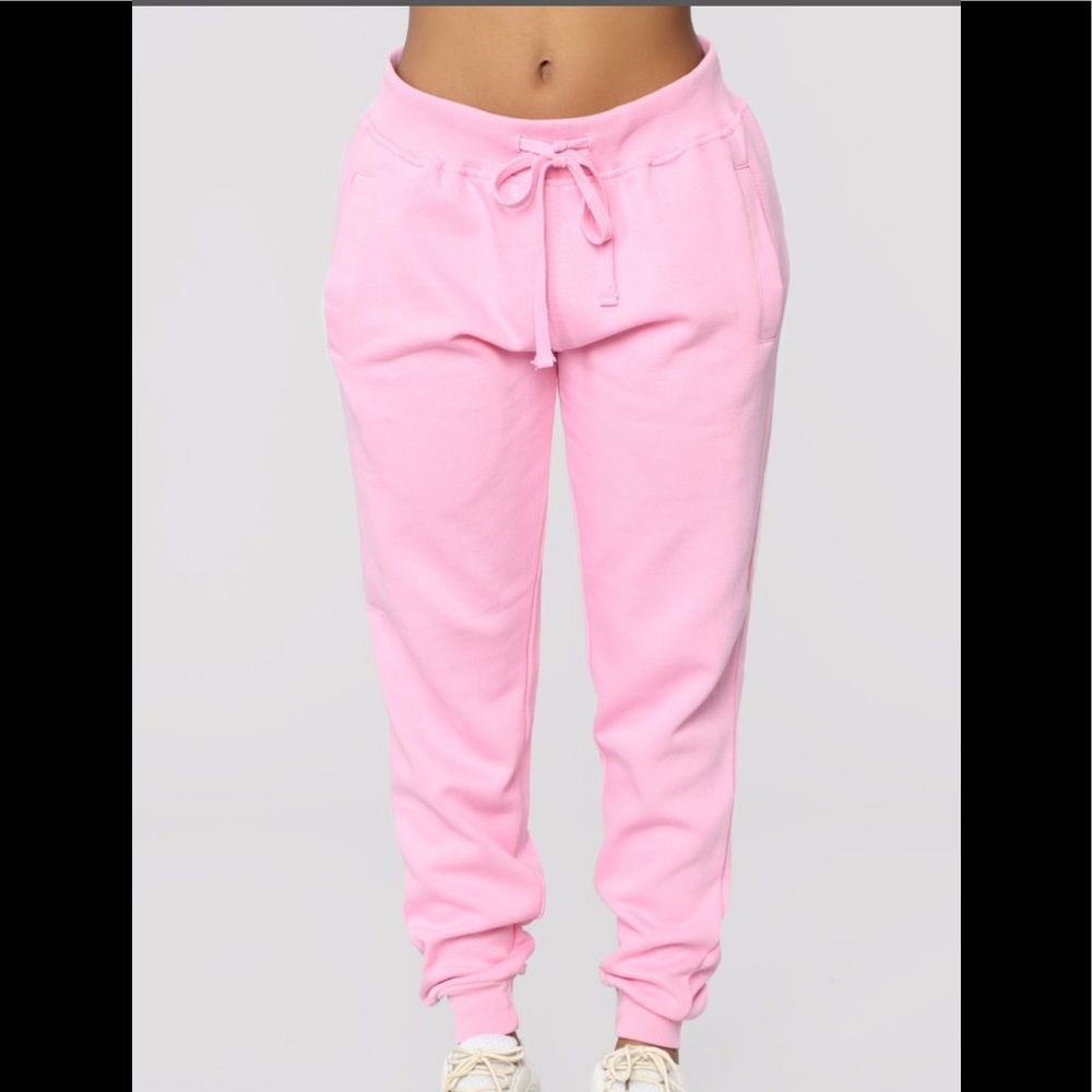 FASHIONNOVA PINK JOGGERS FN